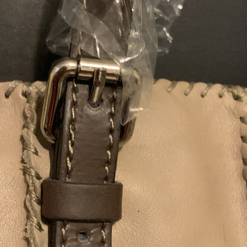 Gianni Conti Italian Leather Patchwork Tote - Picture 6 of 16